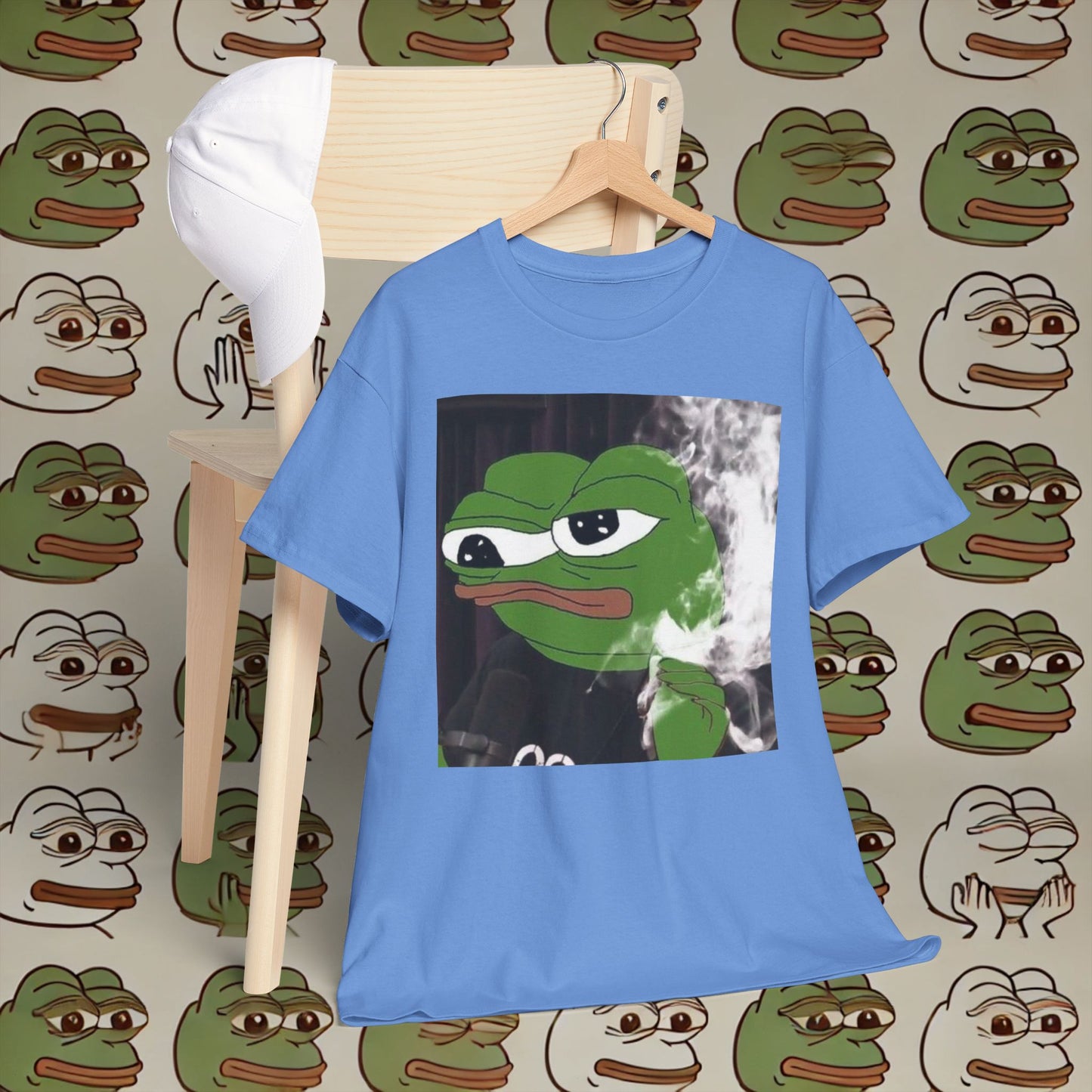 Graphic Tee - Elon as Pepe the Frog on Joe Rogan's Podcast