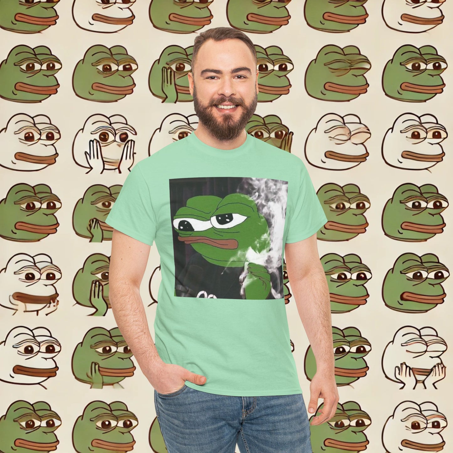 Graphic Tee - Elon as Pepe the Frog on Joe Rogan's Podcast