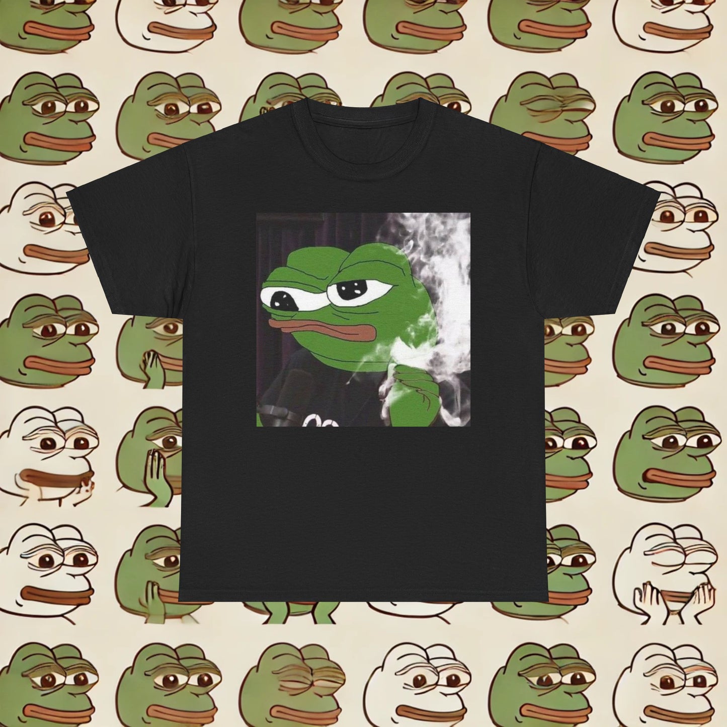 Graphic Tee - Elon as Pepe the Frog on Joe Rogan's Podcast