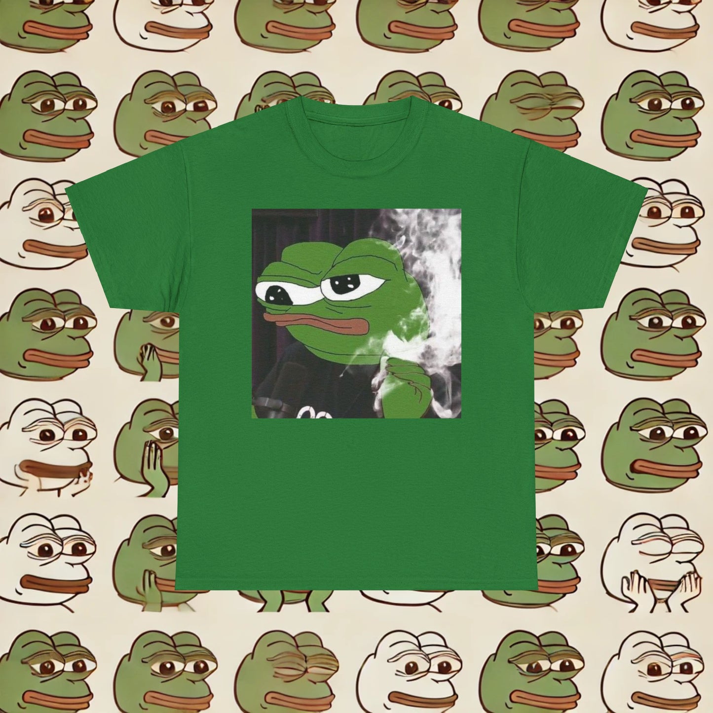 Graphic Tee - Elon as Pepe the Frog on Joe Rogan's Podcast