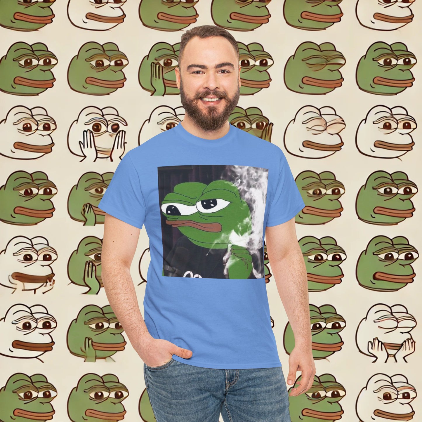 Graphic Tee - Elon as Pepe the Frog on Joe Rogan's Podcast