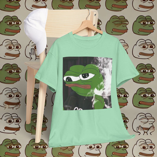 Graphic Tee - Elon as Pepe the Frog on Joe Rogan's Podcast